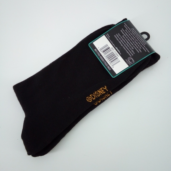 NWT Tim Burton Disney's The Night Before Christmas Socks Black Pumpkin 6-12 - Picture 4 of 6